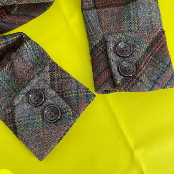 Moda International for Victoria's Secret Wool Pea Coat, Purple, Size XS - Picture 11 of 14